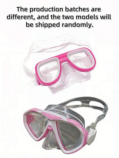 قناع غوص مضاد للضباب وواق من الماء مناسب للمبتدئين في التنزه تحت الماء والأنشطة في حمام السباحة، لا يُضبب ويوفر رؤية واضحة تحت الماء، قطعة واحدة