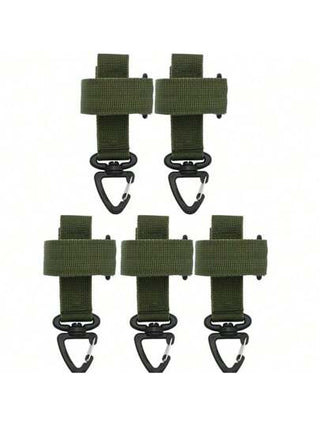 مشبك المفاتيح التكتيكي - حافظة المعدات الشاقة مع خطاف عسكري ومسكة حبل،جراب نسيج نايلون للبقاء على قيد الحياة في الهواء الطلق والرحلات والتخييم (متوافق مع القفازات/الأحزمة/الأدوات)