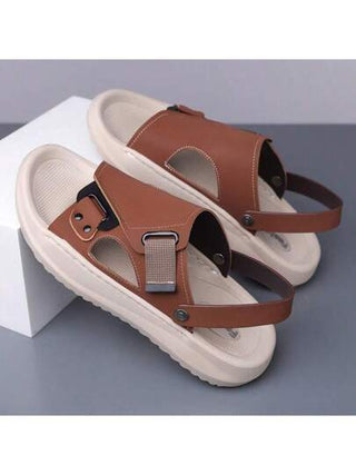 صنادل رجالي كاجوال عصرية، منسوجة تنفس علوي قابل للفصل، خفيفة الوزن ومتشربة للصدمات ومقاومة للانزلاق، صنادل وأحذية شاطئية رجالية سريعة الجفاف للصيف