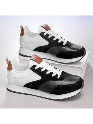 WANWEISI أحذية رجالية كاجوال جديدة قابلة للتنفس ومضادة للانزلاق، خفيفة الوزن وذات وبطانة ناعمة لركض والسفر وتخفيف الصدمات، أحذية رياضية برقبة مسطحة ومضادة للانزلاق لأسلوب الحياة