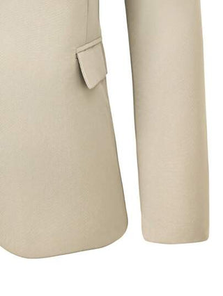 Manfinity Mode بدلة رجالية من قطعتين جاكيت واحدة صدرية بياقة ذروة وشق خلفي و بنطلون