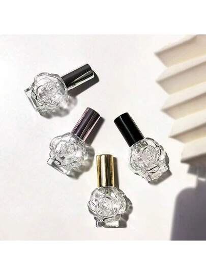 3/5/15 قطعة رذاذ عطر وردي قابل للحمل 10 مل، قنينة عطر صغيرة زجاجية قابلة لإعادة التعبئة، موزع عينات مستحضرات التجميل
