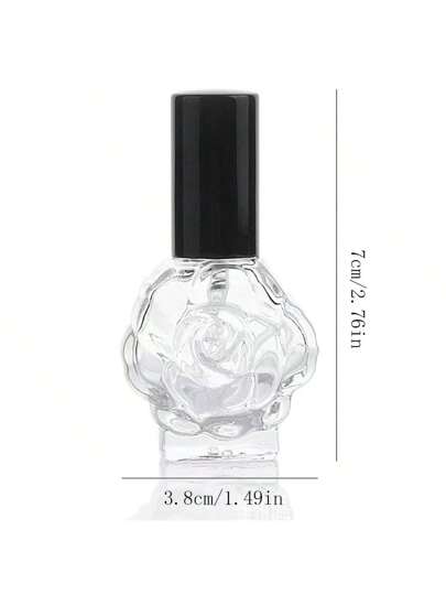 3/5/15 قطعة رذاذ عطر وردي قابل للحمل 10 مل، قنينة عطر صغيرة زجاجية قابلة لإعادة التعبئة، موزع عينات مستحضرات التجميل