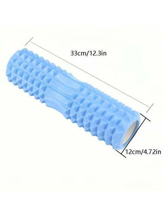 1 قطعة رول تدليك من الفوم، أسطوانة يوغا مجوفة معدات اللياقة البدنية لتدليك العضلات والعلاج الطبيعي وتأهيل الرياضيين
