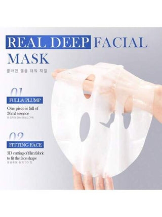 1/3/5 قطعة قناع مغذي مضاد للتجاعيد بالكولاجين العضوي ، مشبع بحمض الهيالورونيك والكولاجين المتحلل ، يقلل من خطوط الجفاف والتجاعيد الدقيقة في الوجه ، يرطب ويرطب عميقًا ، يصلح البشرة التالفة ، يهدئ أضرار الشمس ، يوفر ترطيبًا طويل الأمد ، يحسن البشرة...