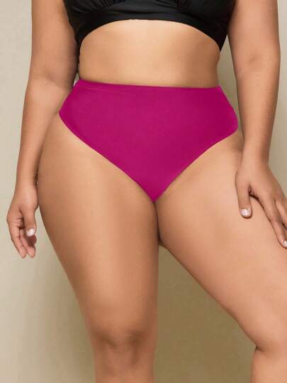 Swim SXY 3 قطع نساء سمينة مصنوعة من الملابس السوداء موحد اللون ومشجرة للملابس الشاطئية والسباحة