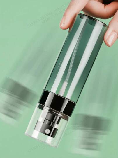 1/4 قطع موزع سائل محمول سعة 60 إلى 120 مل ، زجاجة رذاذ بلاستيكية سوداء ، حاوية سائل للتعبئة المعاد ، مناسب للسفر والاستخدام الخارجي