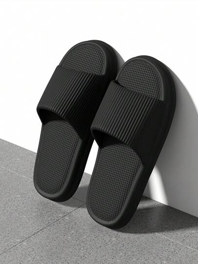 نعال صيفية للرجال مقاس 48-49 ، هادئة مخططة مريحة مضادة للانزلاق، شرائح داخلية مفتوحة أمام القدم ذات قاع ناعم ومنفذ للهواء مقاومة للرائحة، صنادل كاجوال