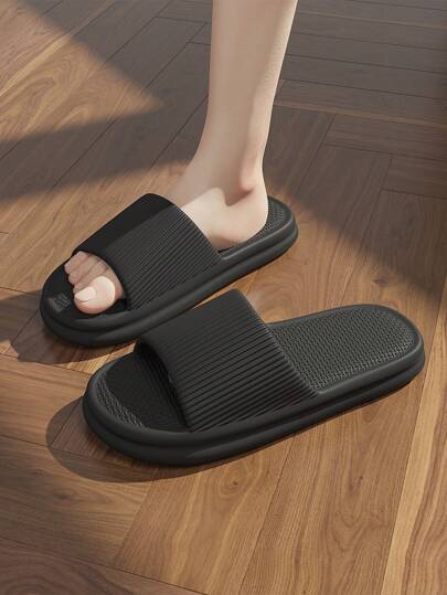 نعال صيفية للرجال مقاس 48-49 ، هادئة مخططة مريحة مضادة للانزلاق، شرائح داخلية مفتوحة أمام القدم ذات قاع ناعم ومنفذ للهواء مقاومة للرائحة، صنادل كاجوال