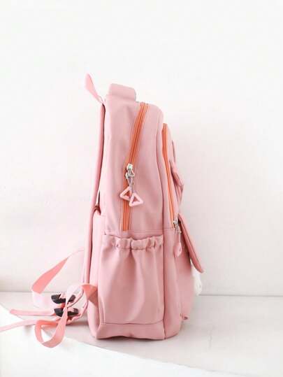 حقيبة ظهر متعددة الاستخدامات ذات سعة كبيرة، مناسبة للمدرسة والتخرج والذهاب إلى العمل، بتصميم بسيط وجميل، مناسبة لمختلف المناسبات