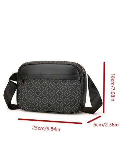 حقيبة رسول عصرية متعددة الاستخدامات، حقيبة كتف كاجوال للتنقل والتسوق والسفر