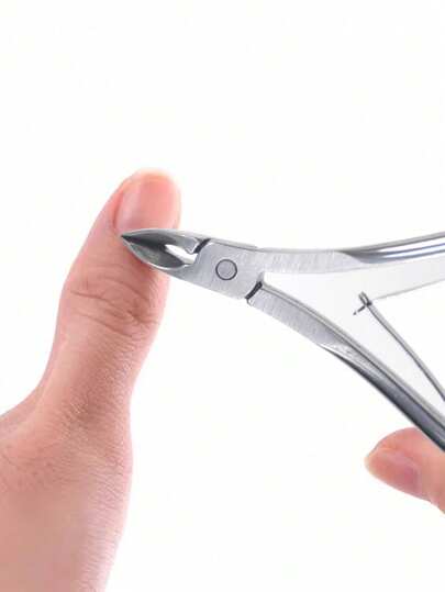 طقم من قطعتين، مقص استانلس لإزالة الجلد الميت، أداة مجموعة مناكير لإزالة الجلد الميت وتشكيل الأظافر