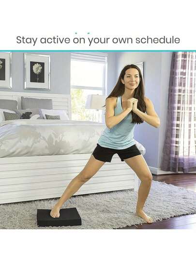 قطعة واحدة من وسادة التوازن للممارسة اليوغا، مقاومة للانزلاق ومتينة، توفر دعمًا ثابتًا، تمرن بشكل فعال التوازن وعضلات الجذع، تصميم إرجونوميكي، يناسب منحنى القدم، يعزز الاستقرار، مرن وناعم للغاية، يوفر الوسادة والصدمات، يحمي المفاصل