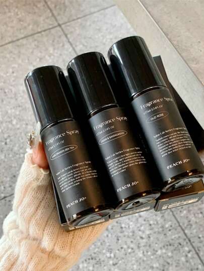 PEACH JO+ 1 قطعة /75 مل رذاذ منعش للهواء ، رذاذ عطري من سلسلة Salon Lab برائحة الأرز والصندل / الدراجون الأخضر زين الشاي / عود الورد ، منعش الهواء الأنيق ، رشاش السعادة ، يحتوي على طراوة طبيعية دائمة وطبيعة ساحرة ، يطلق روائح أنيقة من الزهور...