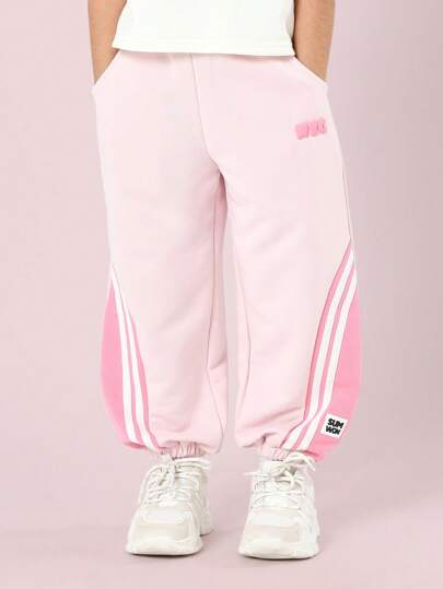 تيشيرتات بناتي SUMWON بدلة رياضية نيويورك للأطفال متناسقة قمصان وبنطلون تريننج ملابس تدريب صيفية وربيعية مكونة من قطعتين