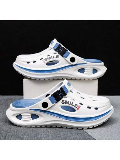 WANWEISI صندل رجالي رياضي، أحذية كاجوال منفذة للتهوية مفتوحة الأصبع لحديقة والمشي ، مصنوعة من EVA بشكل أنبوب مفتوح للأصابع ، بألوان سادة، مع وقاية من أشعة الشمس لفصل الصيف وارتداء البحر