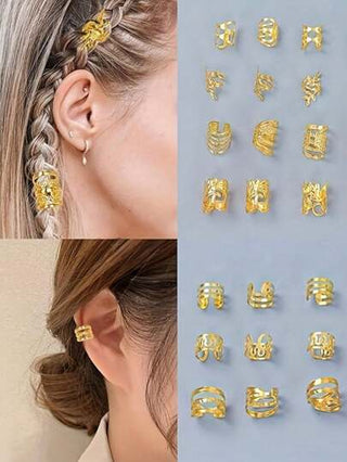 70 قطعة خرز للشعر ، أساور للشعر ، حلقات تزيين ضفائر الشعر من سبيكة معدنية ، جذابات شعر للضفائر ، أطواق معدنية قابلة للتعديل ، مجوهرات شعر ، اكسسوارات شعر