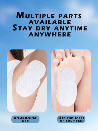 وسادات امتصاص للعرق تحت الإبط قابلة للتخلص منها، وسادات امتصاص فعالة وقابلة للتنفس وغير مرئية، قطع خفيفة وماصة للعرق، مريحة وخالية من الرائحة، سهلة الاستخدام، مناسبة للرجال والنساء في الصيف الحار (10/20/50 قطعة) لرعاية الجسم للسفر والرياضة والخارج والصيف،