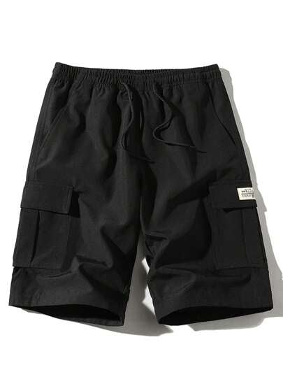 3 حزمة شورت رجالي 5 بوصة خفيف الوزن وبتصميم حمالة السراويل القصيرة للبضائع، خصر سحاب، صيفي كاجوال للخارج والجيم والرياضة، مع جيوب مائلة