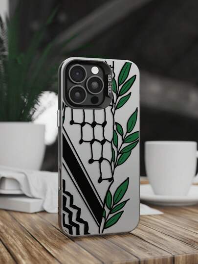 واقي جوال شكل وشاح نباتي متوافق مع هواتف آيفون 16 ,15, 14, 13, 12, 11 برو ماكس X XR XSMAX 8 12 بلس، غطاء خلفي مطفأ مقاوم للسقوط ، يتوافق أيضًا مع هواتف جالاكسي A03 ، A05 ، A05S ، A12 ، A14 ، A15 ، A32 4G/5G ، A35 ، A52/A52s 5G