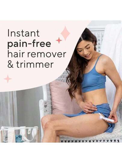 آلة حلاقة وتشذيب البكيني، مناسبة للنساء، ماكينة حلاقة كهربائية، منتج تجميل شخصي للسيدات الحساسات، حلاقة بدون حبوب، حلاقة ناعمة، حلاقة نظيفة، سهلة الحمل