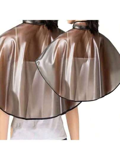 قطعة واحدة من الرداء المئزر المصنوع من البوليستر للتلوين والتصفيف، احترافي لغسل الشعر وصبغه وتصفيفه، تصميم سريع الجفاف ومقاوم للماء، وشاح سميك مقاوم للماء للاستخدام في صالون الحلاقة أو المنزل