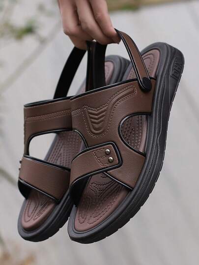 شبشب خفيف الوزن للرجال للخارج، شبشب شاطئ مانع للانزلاق