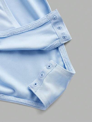 EZwear 3 أجزاء بودي سويت بطباعة قلوب على الرقبة المربعة متعددة الألوان، مناسب للصيف وعطلات الشاطئ وفترة عيد الربيع