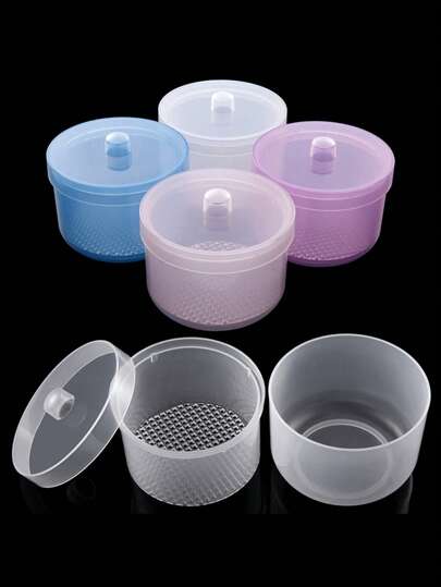 قطعة واحدة أدوات منشار أظافر، رؤوس طحن معقمة وصندوق تطهير وتنظيف وتخزين، مقص ملحقات وأدوات مانيكير