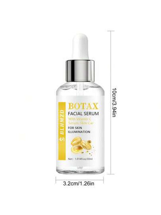 بوتوكس إسنس - 1% مستخلص فيتامين سي/ حمض الهيالورونيك - جوهر مشدد مناسب للوجه والعين - العناية بالبشرة المضادة للشيخوخة لبشرة أكثر شبابًا - 30مل