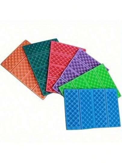 وسادة مقعد شاطئية/للصيد محمولة قطعة واحدة، مصنوعة من مادة البولي إيثيلين، مقاومة للماء، وسادة رغوية للطي إلى 4 أجزاء، عازلة للحرارة، مضادة للرطوبة، مثالية للتخييم والصيد والرياضة