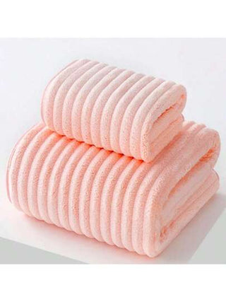 طقم منشفة استحمام - 1 منشفة استحمام 70*140 سم + 1 منشفة وجه 35*75 سم، سريعة الجفاف، فائقة اللين، منشفات حمام، مناسبة للرياضة والجمنازيوم والاستخدام المنزلي