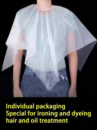 مجموعة جديدة من 10 قطع متنوعة: رداء حلاقة يستخدم مرة واحدة، وواقيات للشعر وغسل الشعر، وأغطية الأذن المائية، مناسبة للصبغة والحمام والسبا، تستخدم في صالونات التجميل وتشذيب اللحية. مقاس واحد يناسب الجميع