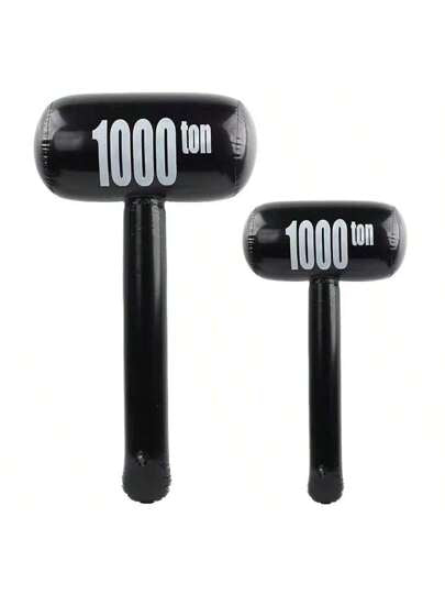 مطرقة منفوخة كبيرة مصنوعة من البلاستيك المنفوخ، لعبة كبيرة على شكل مطرقة