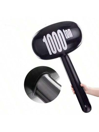 مطرقة منفوخة كبيرة مصنوعة من البلاستيك المنفوخ، لعبة كبيرة على شكل مطرقة