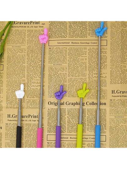 أدوات مكتبية ومدرسية عصا إشارة قراءة للأطفال، قلم تعليمي للسبورة والقراءة، أداة تدريس قابلة للتمديد يدوياً، تستخدم في المنزل والمدرسة، مصنوعة من الصلب المقاوم للصدأ