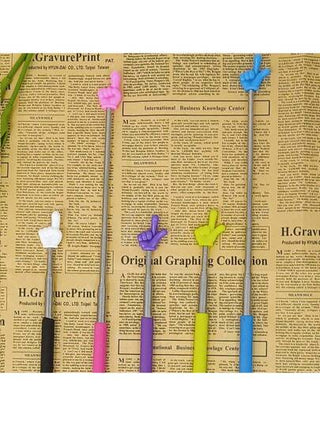 أدوات مكتبية ومدرسية عصا إشارة قراءة للأطفال، قلم تعليمي للسبورة والقراءة، أداة تدريس قابلة للتمديد يدوياً، تستخدم في المنزل والمدرسة، مصنوعة من الصلب المقاوم للصدأ