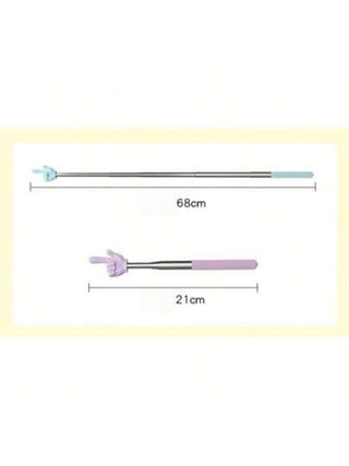 أدوات مكتبية ومدرسية عصا إشارة قراءة للأطفال، قلم تعليمي للسبورة والقراءة، أداة تدريس قابلة للتمديد يدوياً، تستخدم في المنزل والمدرسة، مصنوعة من الصلب المقاوم للصدأ