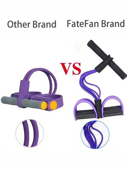 شريط المقاومة متعدد الوظائف ، شريط اليوجا ب- 6 أنابيب مرنة ، شريط مقاومة ، حبل توتر لمعدات اللياقة البدنية ، مناسب لتمارين إطالة البطن/الخصر/الذراع/الساق والتدريب على فقدان الوزن