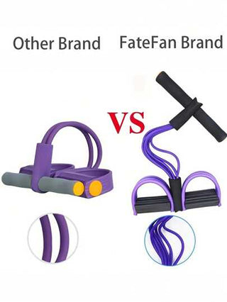 شريط المقاومة متعدد الوظائف ، شريط اليوجا ب- 6 أنابيب مرنة ، شريط مقاومة ، حبل توتر لمعدات اللياقة البدنية ، مناسب لتمارين إطالة البطن/الخصر/الذراع/الساق والتدريب على فقدان الوزن