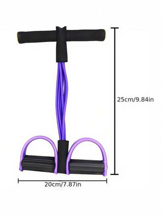 شريط المقاومة متعدد الوظائف ، شريط اليوجا ب- 6 أنابيب مرنة ، شريط مقاومة ، حبل توتر لمعدات اللياقة البدنية ، مناسب لتمارين إطالة البطن/الخصر/الذراع/الساق والتدريب على فقدان الوزن