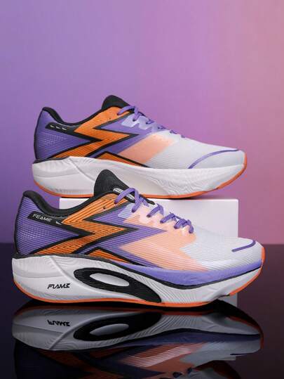 أحذية ركض للطرق سميكة الأساس- عصرية وراحة ،تصميم بألوان متدرجة ،نسيج قابل للتنفس مناسب للركض والتدريب والجيم والسلة والمشي ،دعم مستقر وراحة متوفرة على مدار العام