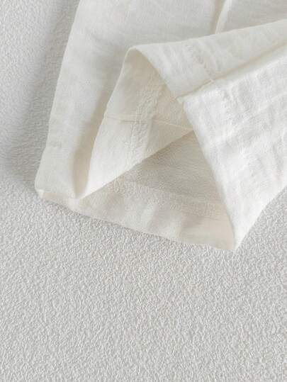 SHEIN Vintaside Kids 2 حبات مجموعة بنطلون أطفال بنين 4-7 سنوات ريفي بسيط عادي ، بسيط ، من القماش المنسوج ، مناسب للأنشطة الخارجية والاستخدام اليومي ، ربيع / صيف