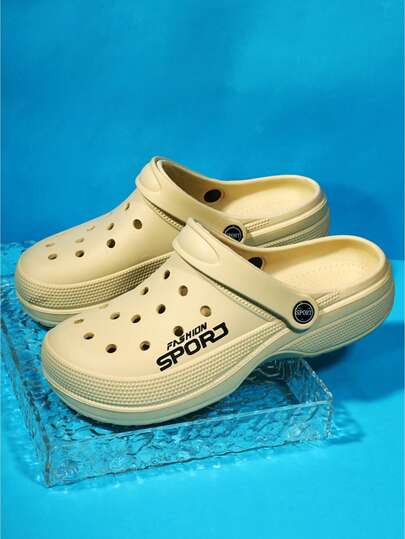 صنادل رجالية مشغولة فاخرة سهلة الارتداء، شبشب صيفي كاجوال، مريح وقابل للتهوية ومانع للانزلاق