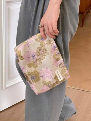 حقيبة المكياج، حقائب مستحضرات التجميل المحمولة للنساء، حافظة عملات صغيرة لأحمر الشفاه والمستحضرات، منظم الاكسسوارات ، حقيبة التخزين للرحلات، حقيبة مكياج لفوط الصحية، حقيبة سفر للنساء، حقيبة حمام السفر