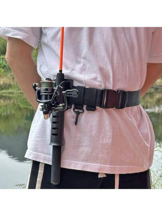 زنار خصر قابل للتعديل للتخييم في الهواء الطلق قطعة واحدة، زنار خصر متعدد الوظائف للصيد، ملحق مثالي للمشي لمسافات طويلة، هدية للصديق أو الأب، مناسب للتخييم والمشي لمسافات طويلة والصيد