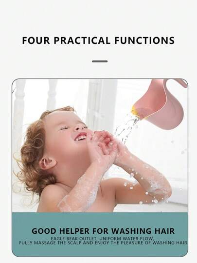 كوب شطف شامبو الأطفال،كوب غسل رأس الأطفال للاستحمام،مغرفة ماء الاستحمام للأطفال،كوب غسل شعر الأطفال للحمام