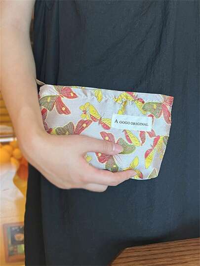 حقيبة مستحضرات التجميل ،حقائب تجميل محمولة للنساء ،محفظة عملات معدنية أحمر شفاه ومنظم إكسسوارات تجميل، حقيبة تخزين مجموعة السفر،حقيبة تجميل للمناشف الصحية، حقيبة سفر للنساء، حقيبة حمام السفر