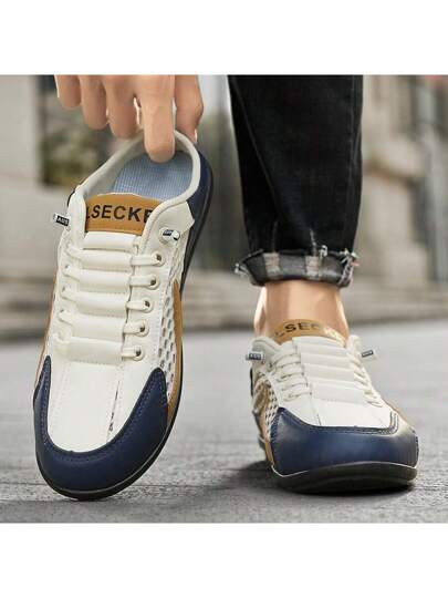 احذية رياضية كاجوال للرجال بفتحة للتهوية, موضة جديدة، حذاء كانفاس خفيف الوزن, ماركات ربيع 2024