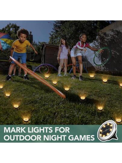 8 قطع/12 قطعة أنوار منظر طبيعي تعمل بالطاقة الشمسية، إضاءة حديقة مقاومة للماء للممرات والحدائق والأرصفة والساحات والمداخل، لون الضوء أبيض